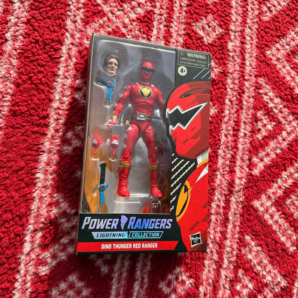 Power Rangers Lightning Collection Dino Thunder Red Ranger Spectrum Edition NIB - Picture 2 of 4